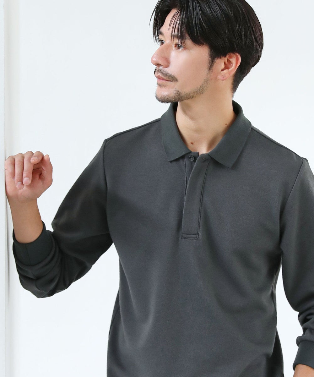 新品 ビューティアンドユース オーバーサイズポロシャツ M 黒 黒蝶貝 ビジカジ BEAUTY＆YOUTH UNITED ARROWS ポロシャツ 「WEB限定 WARDROBE SMART