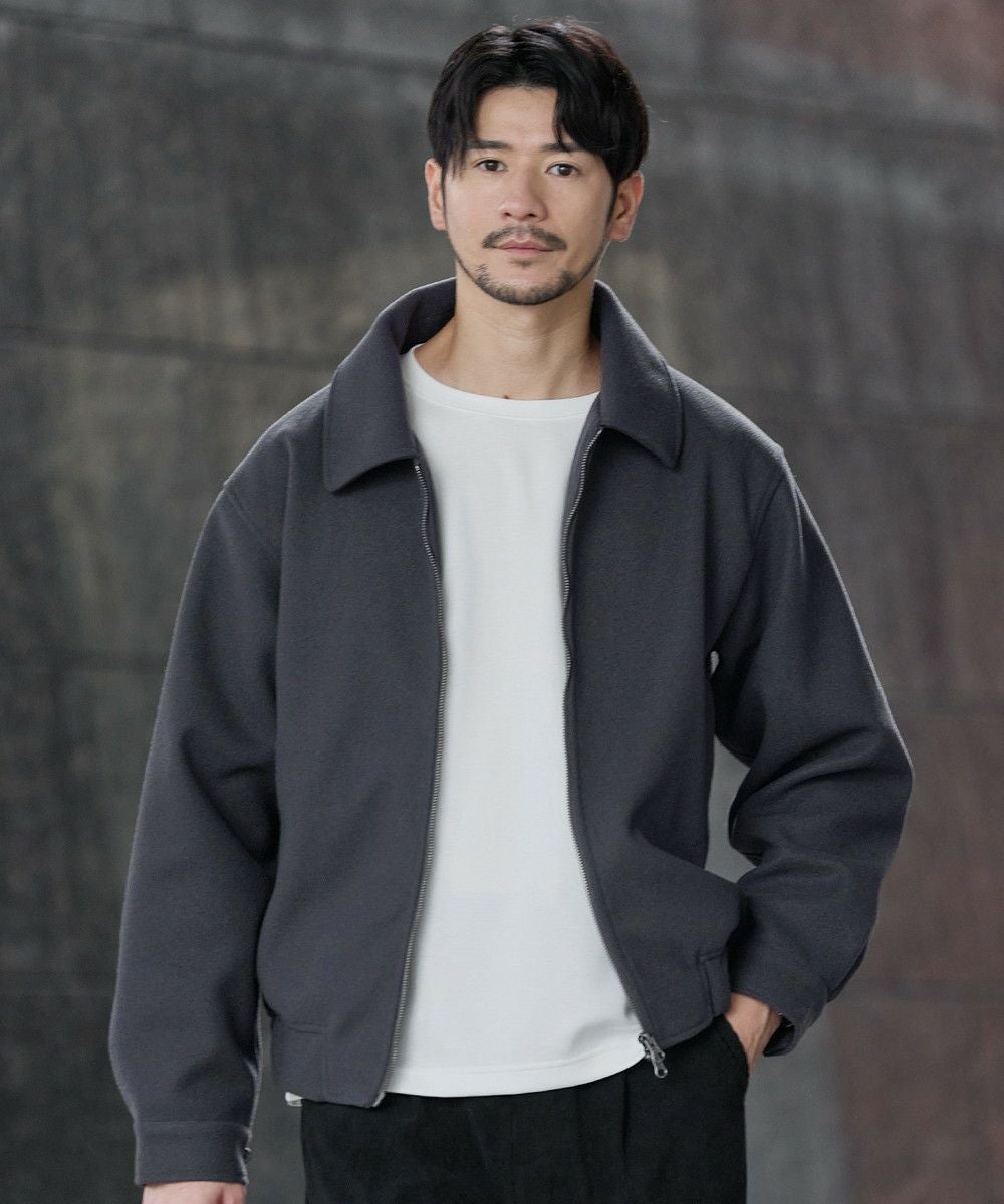 メルトンショートダブルジップ2WAYネックブルゾン | 【公式】SPU スプ