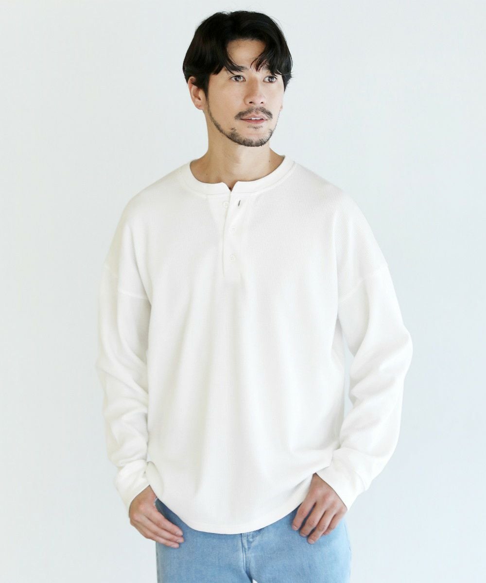 抗菌防臭ワッフルクルーネック＆ヘンリーネックロンT | 【公式】SPU