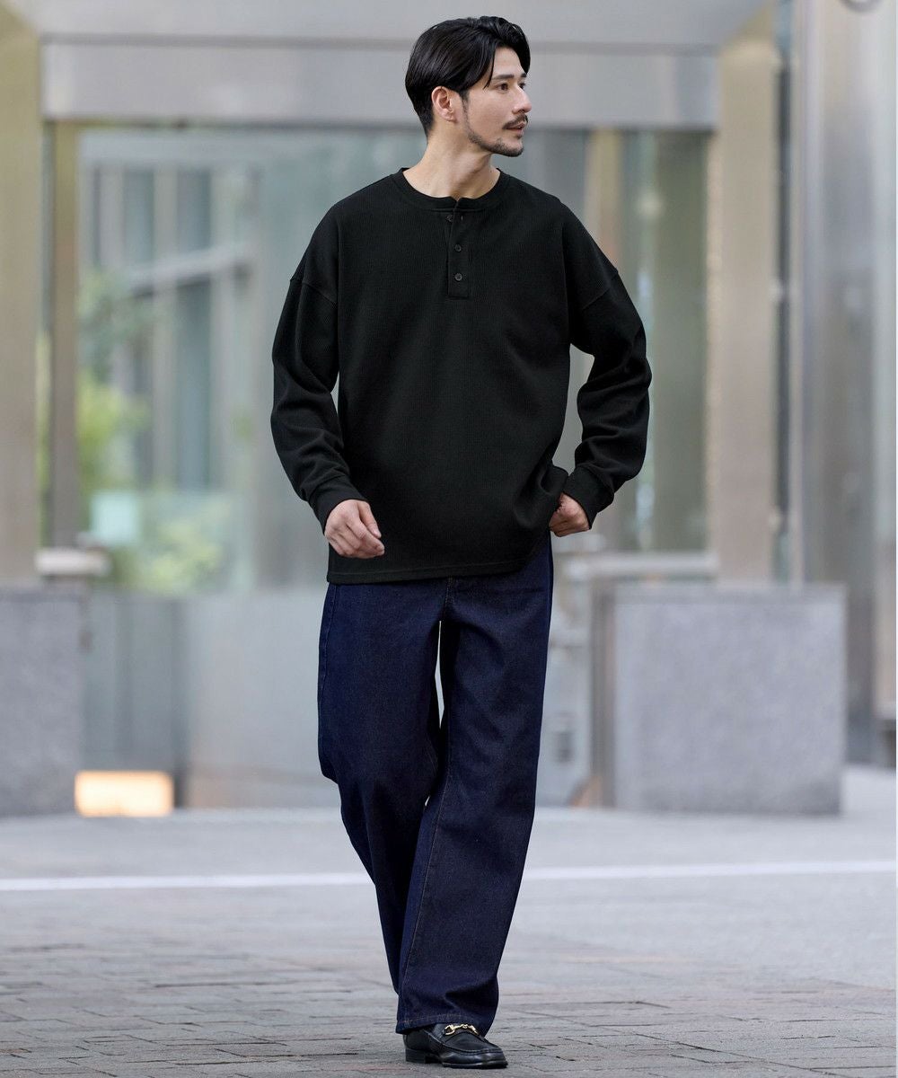 抗菌防臭ワッフルクルーネック＆ヘンリーネックロンT | 【公式】SPU