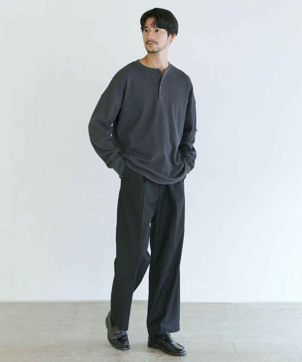 抗菌防臭ワッフルクルーネック＆ヘンリーネックロンT | 【公式】SPU