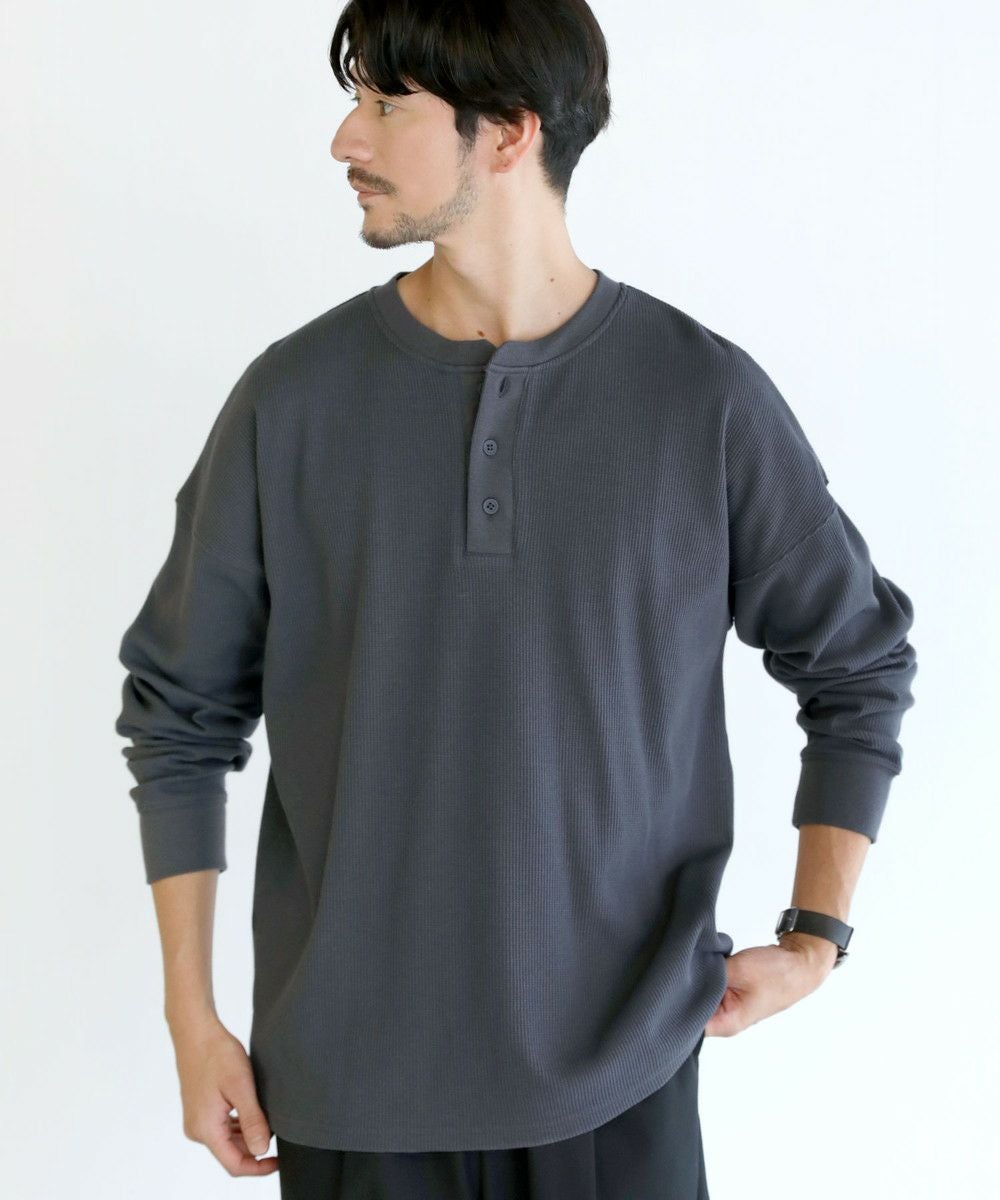 抗菌防臭ワッフルクルーネック＆ヘンリーネックロンT | 【公式】SPU