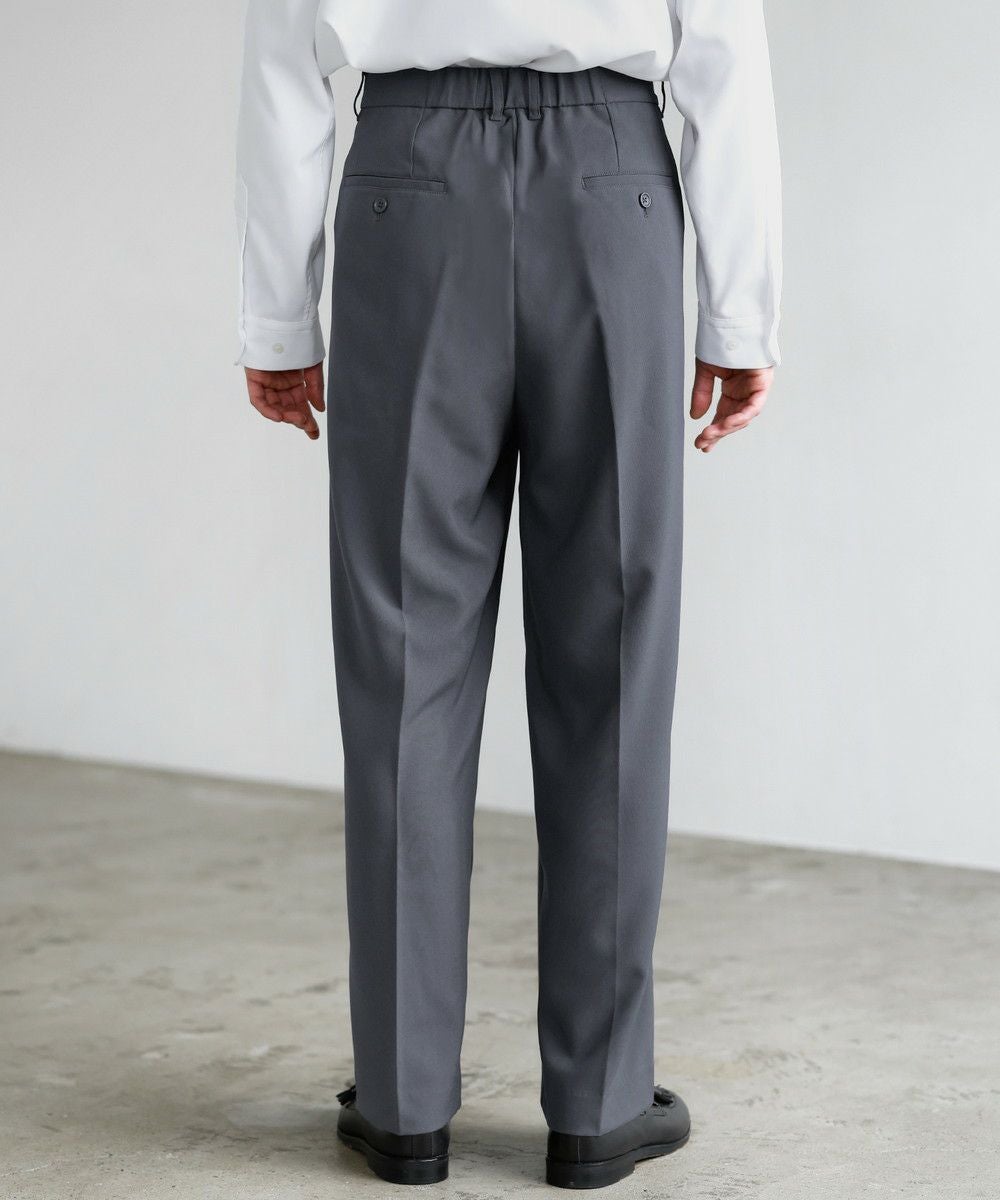 防シワ・ストレッチ/セミワイドシルエットワンタックセンタープレス