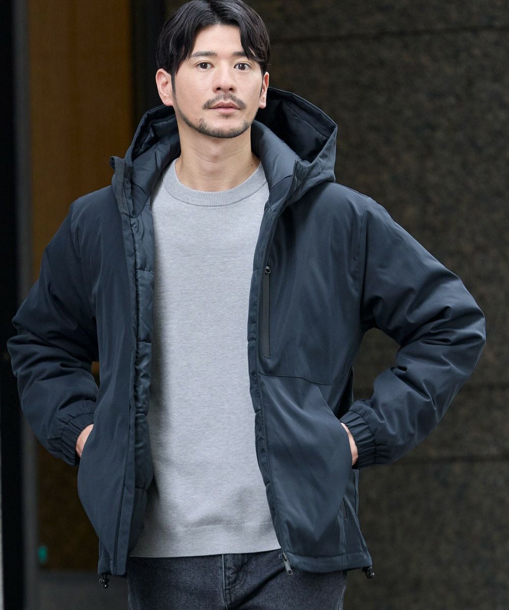 洗える撥水中綿フードハイネックブルゾン | 【公式】SPU スプ公式通販