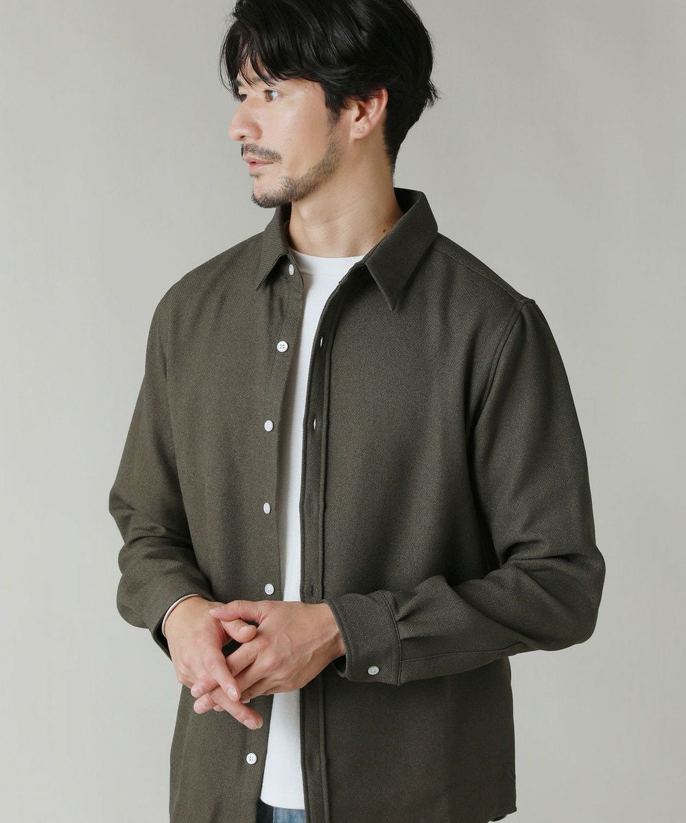 日本製/防しわ/ウォッシャブルバーズアイレギュラーカラーシャツ