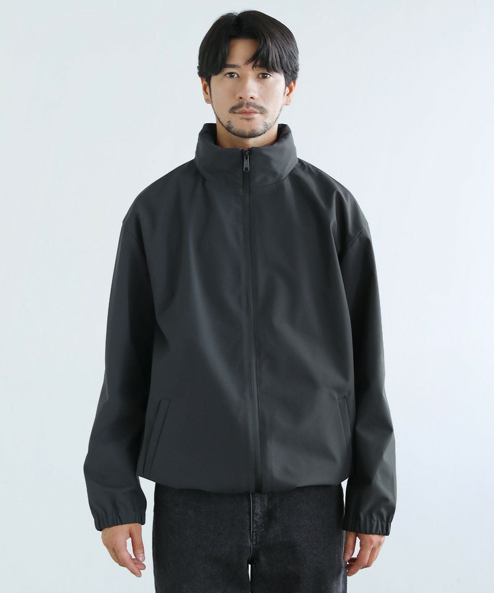 撥水/防風/透湿/止水ジップ〉3レイヤー機能性2wayスタンドネック