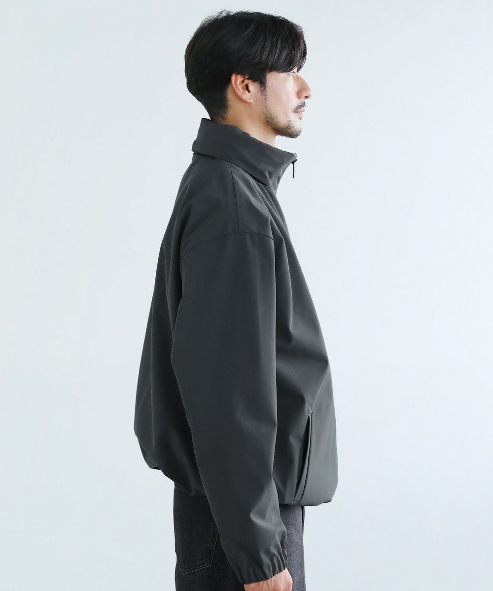 撥水/防風/透湿/止水ジップ〉3レイヤー機能性2wayスタンドネック