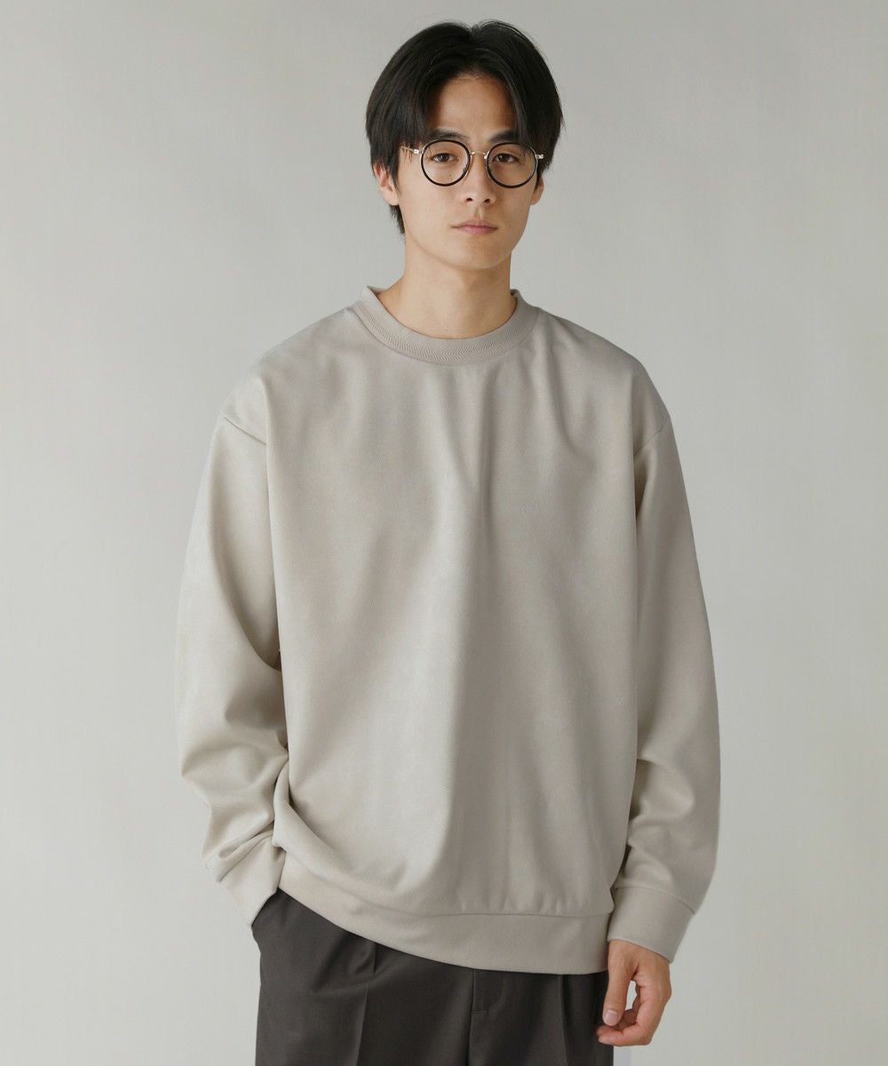 フェイクスウェードクルーネックトレーナー | 【公式】SPU スプ公式