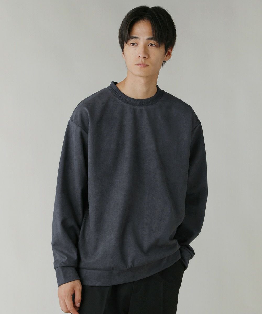 フェイクスウェードクルーネックトレーナー | 【公式】SPU スプ公式