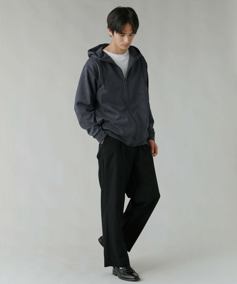 フェイクスウェードハイネックフルジップパーカー | 【公式】SPU スプ