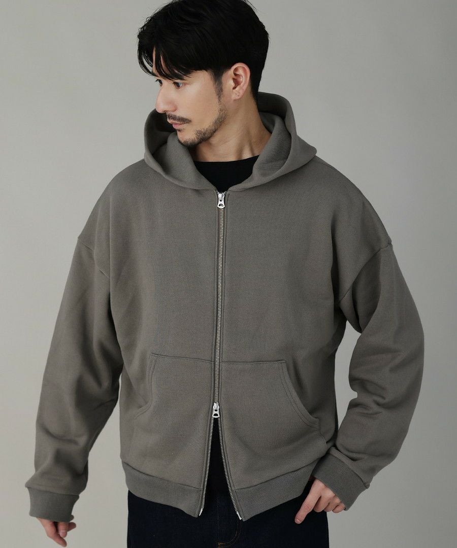 日本製和歌山11オンスボクシークロップドZIPパーカー | 【公式】SPU