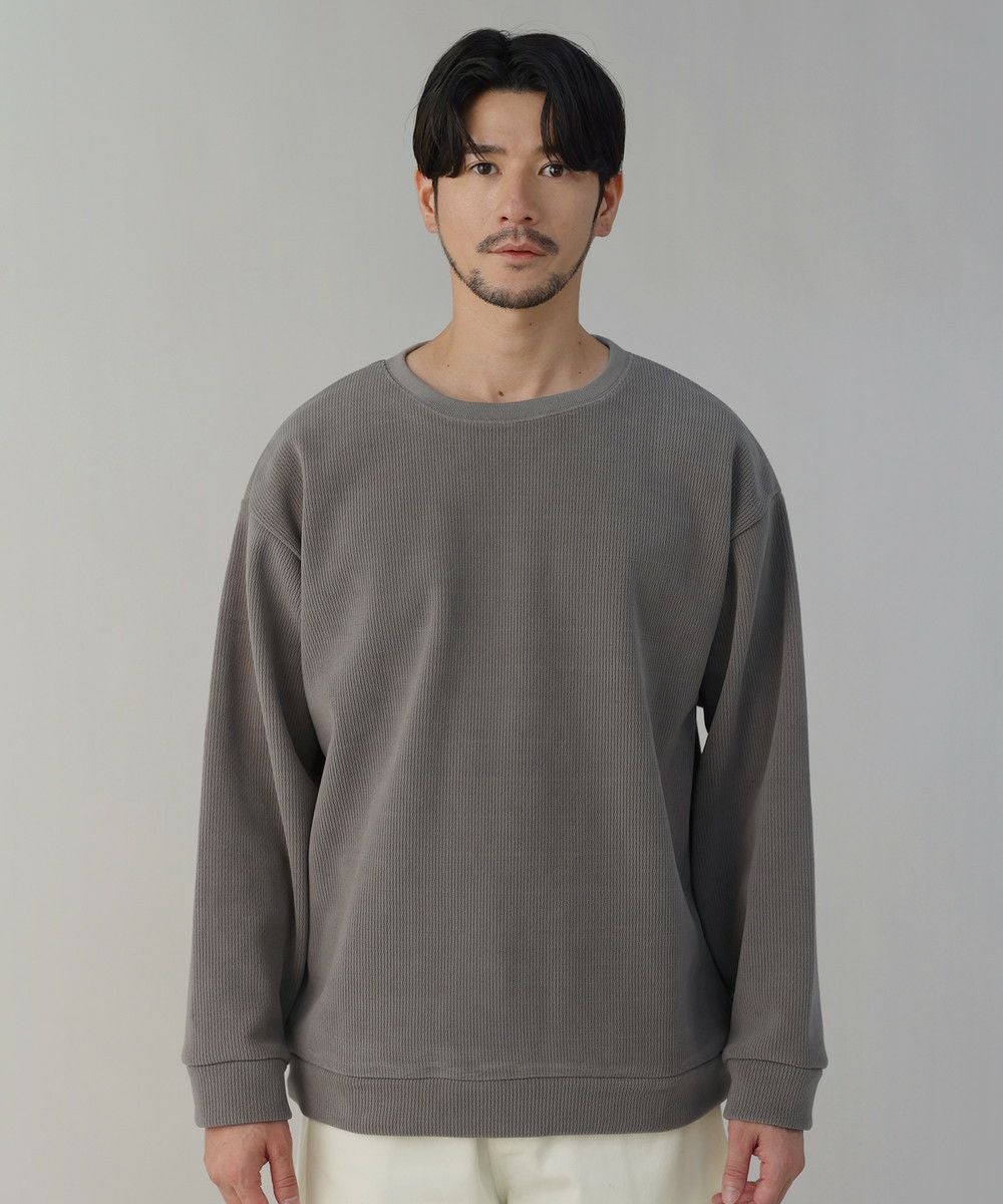 ケーブルジャガード裏シャギークルーネックトレーナー | 【公式】SPU