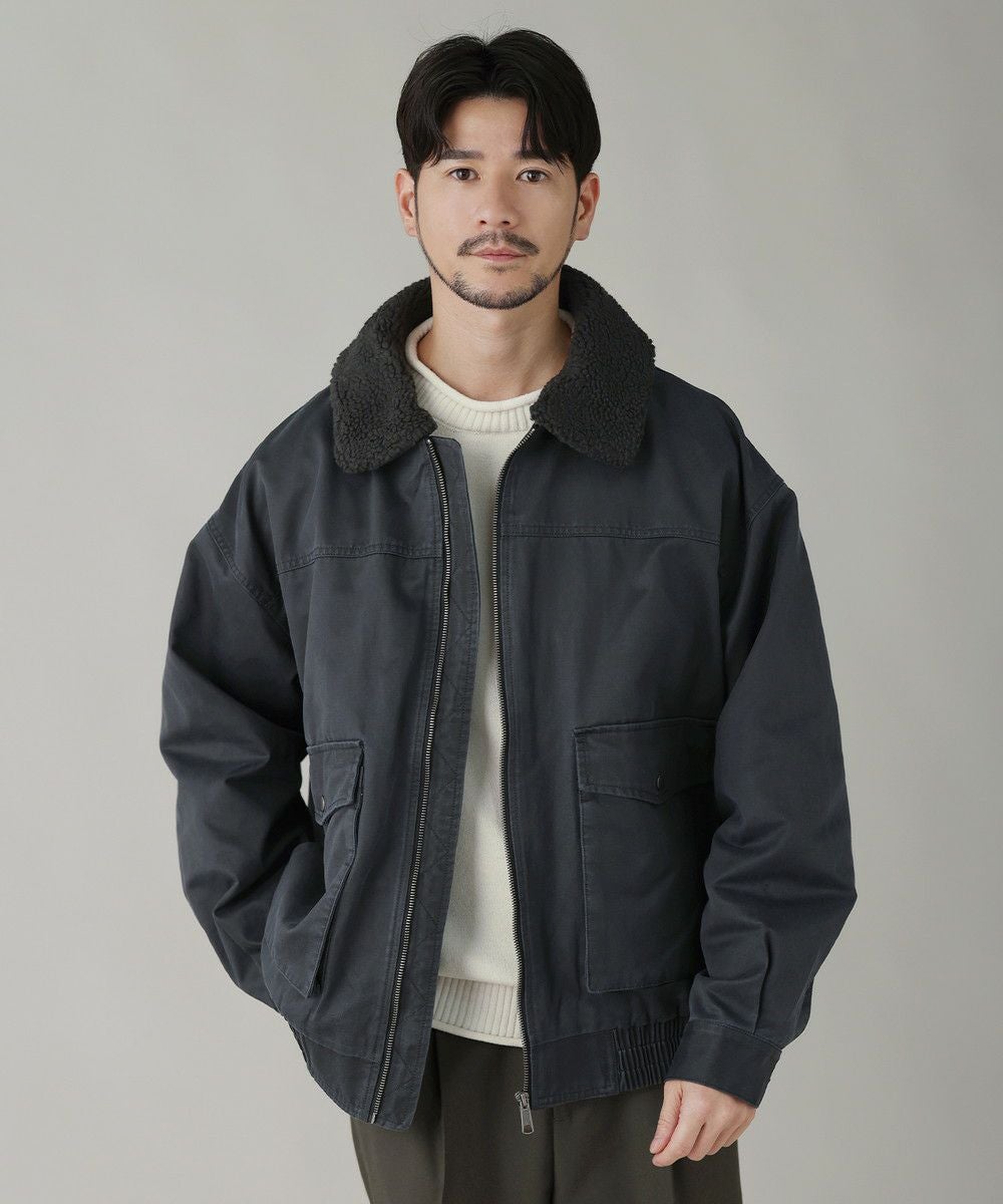 襟ボア取り外し可能2wayフライトジャケット | 【公式】SPU スプ公式