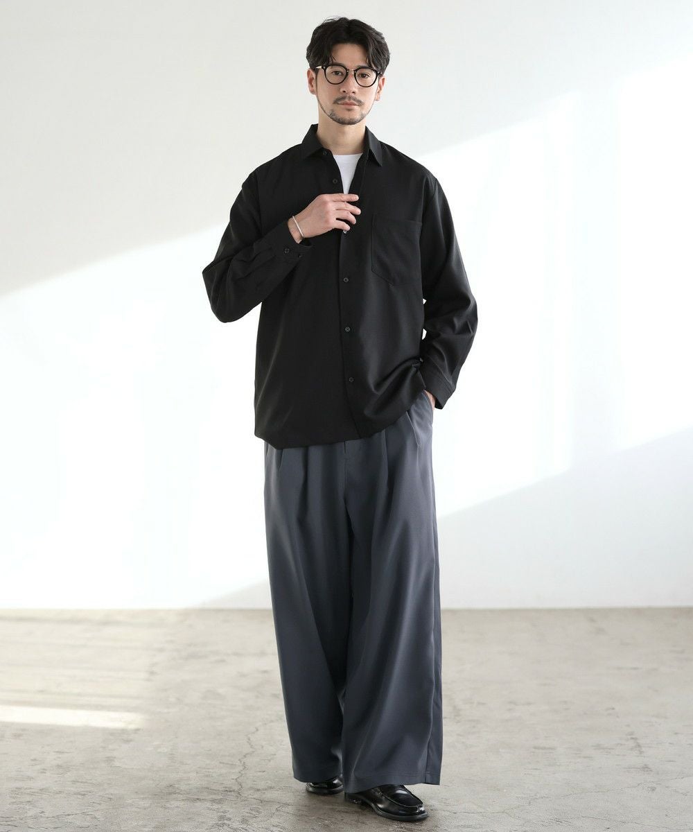 セットアップ 3点セット】防シワリラクシングシャツ+天竺Tシャツ+2