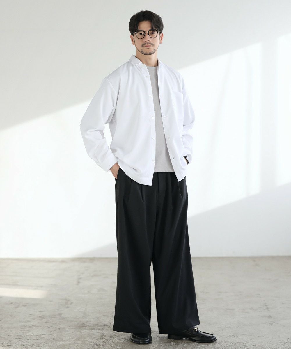 セットアップ 3点セット】防シワリラクシングシャツ+天竺Tシャツ+2