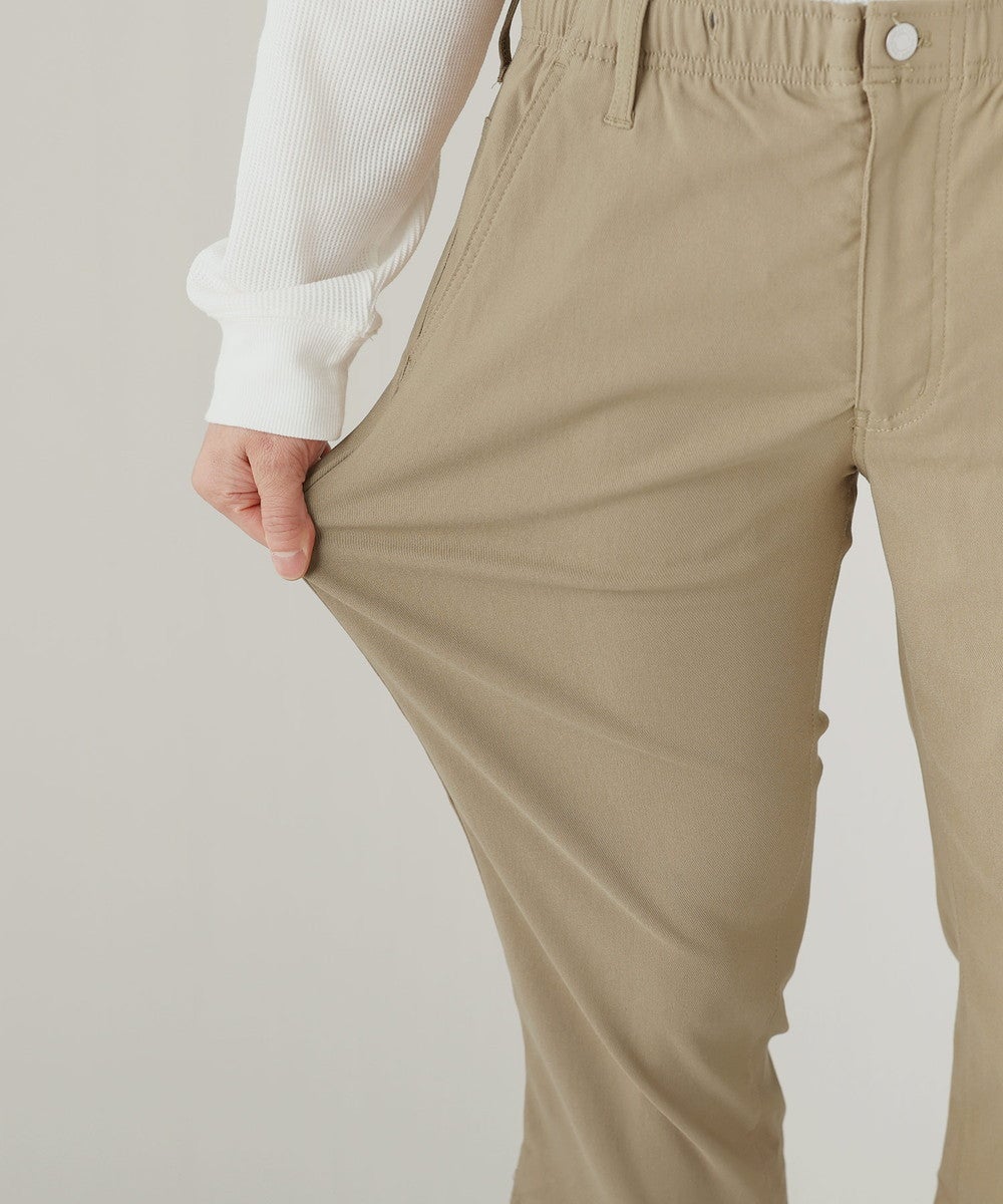 接触冷感/吸水速乾/ストレッチ】カルゼレギンスクロップドパンツ
