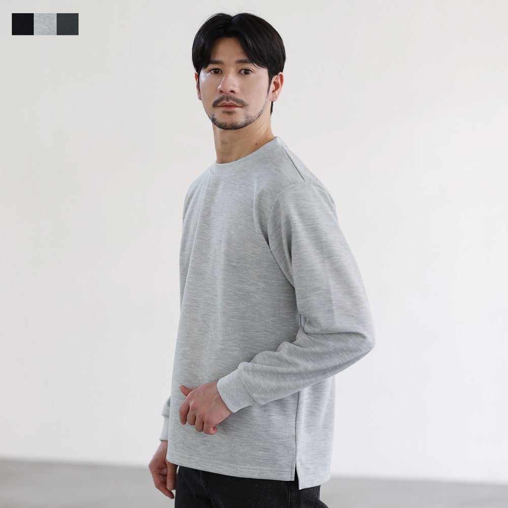 鹿の子クルーネックロングTシャツ | 【公式】SPU スプ公式通販｜メンズ