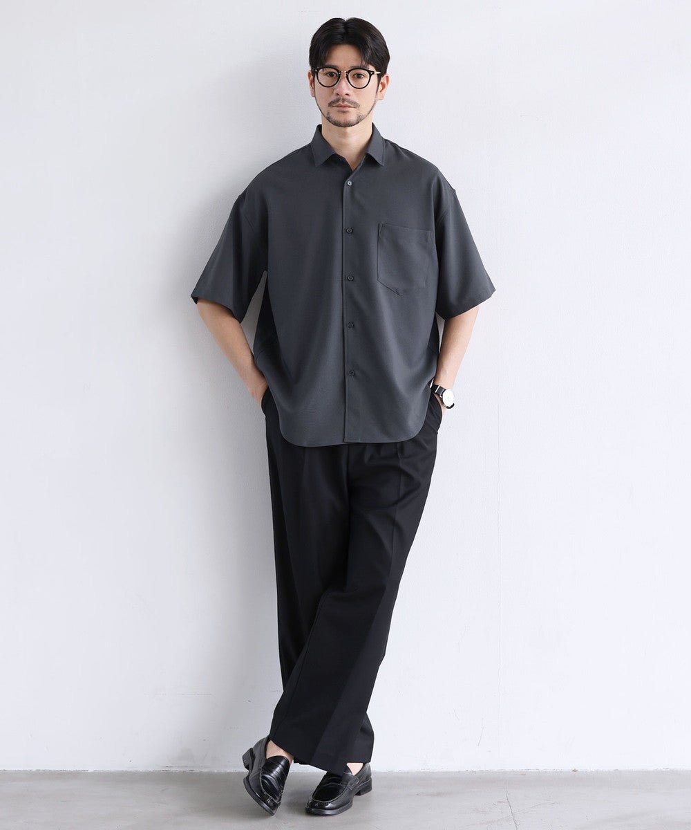 防シワ/接触冷感】レギュラーカラーベーシック半袖シャツ | 【公式