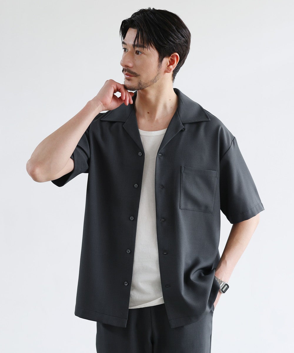 事務服半袖セットアップ15号 〓予約販売・一部7月下旬頃発送予定〓 【セットアップ 2点セット】【防