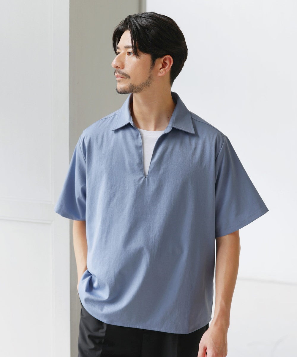 値引 SOFIE D'HOORE スキッパー デニムプルオーバーシャツジャケット 半袖スキッパープルオーバーシャツ | 【公式】SPU スプ公式通販