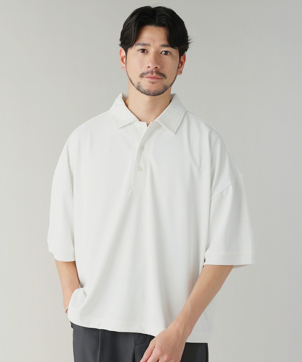 日本製VORTEX（MVS鹿の子） TECH コットンライククロップドハーフ