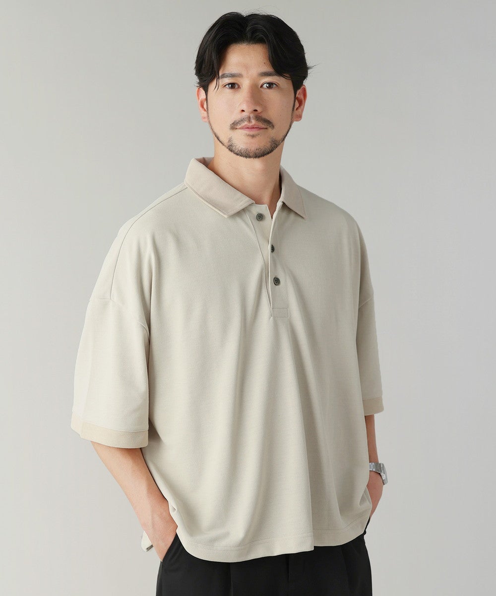 日本製VORTEX（MVS鹿の子） TECH コットンライククロップドハーフ