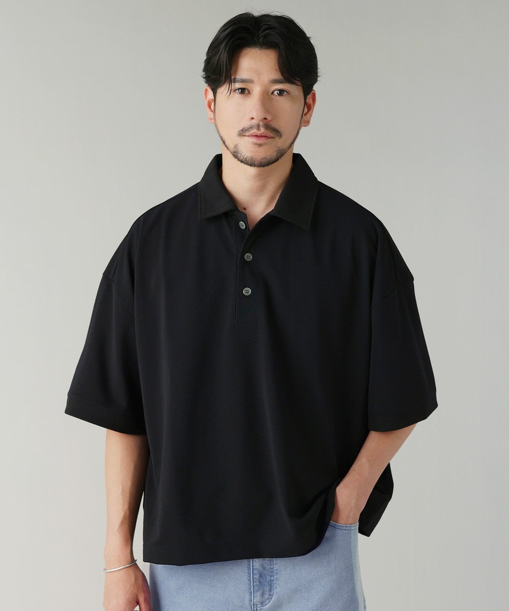 日本製VORTEX（MVS鹿の子） TECH コットンライククロップドハーフ