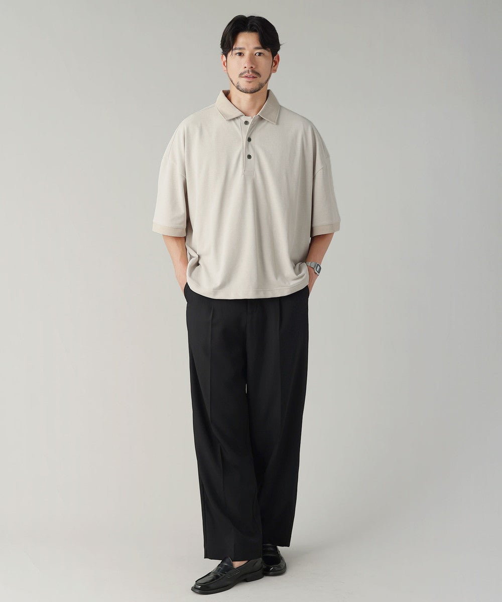 日本製VORTEX（MVS鹿の子） TECH コットンライククロップドハーフ