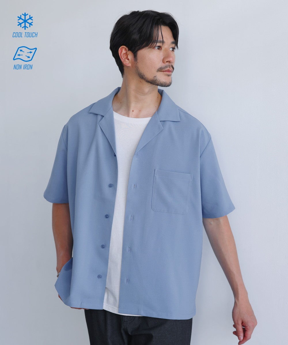 〓予約販売・6月下旬頃発送予定〓 【防シワ/接触冷感】機能性半袖
