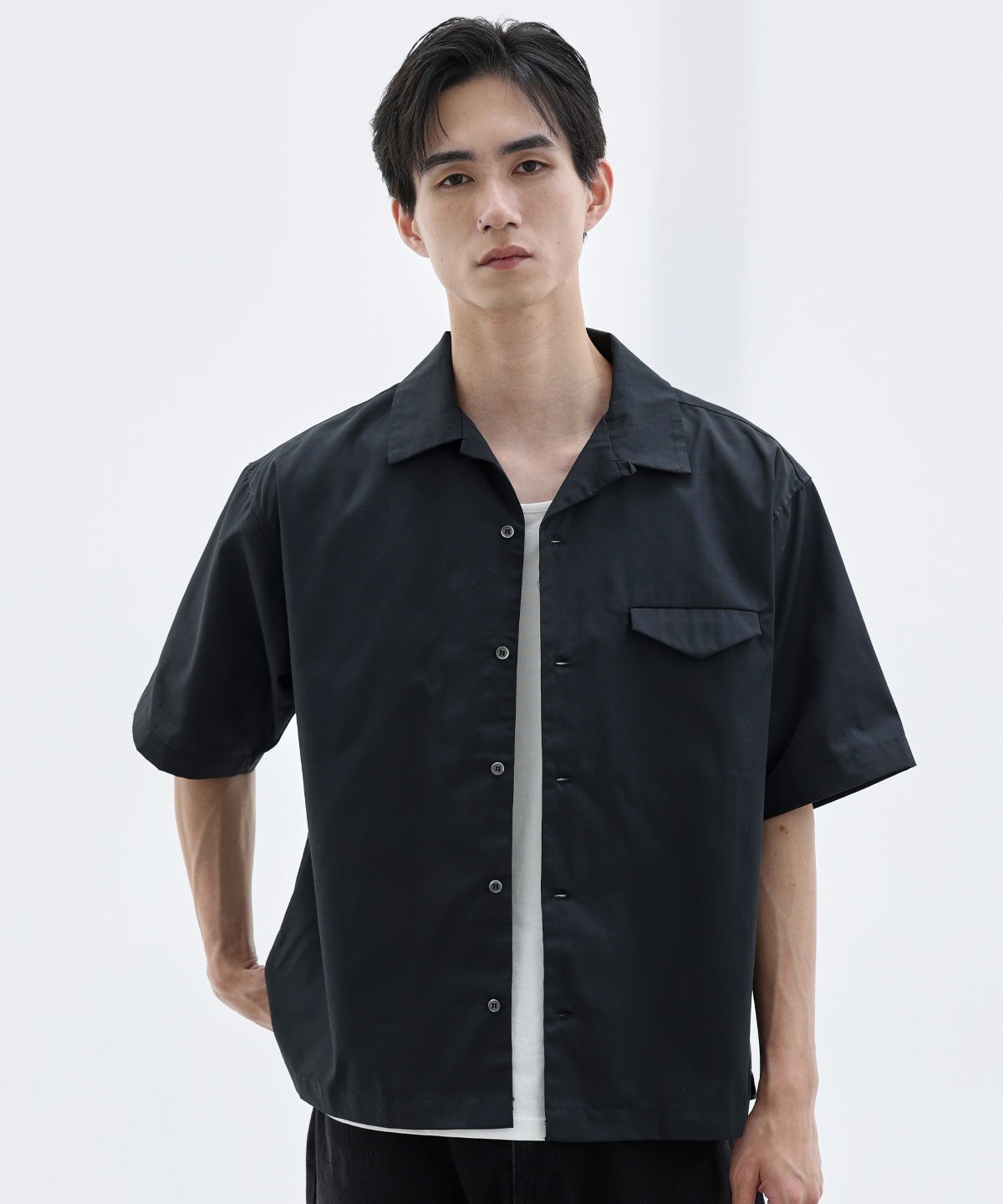 boxy fit open collar shirt | 【公式】SPU スプ公式通販｜メンズ