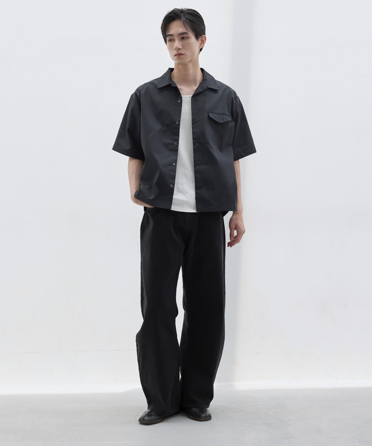 boxy fit open collar shirt | 【公式】SPU スプ公式通販｜メンズ