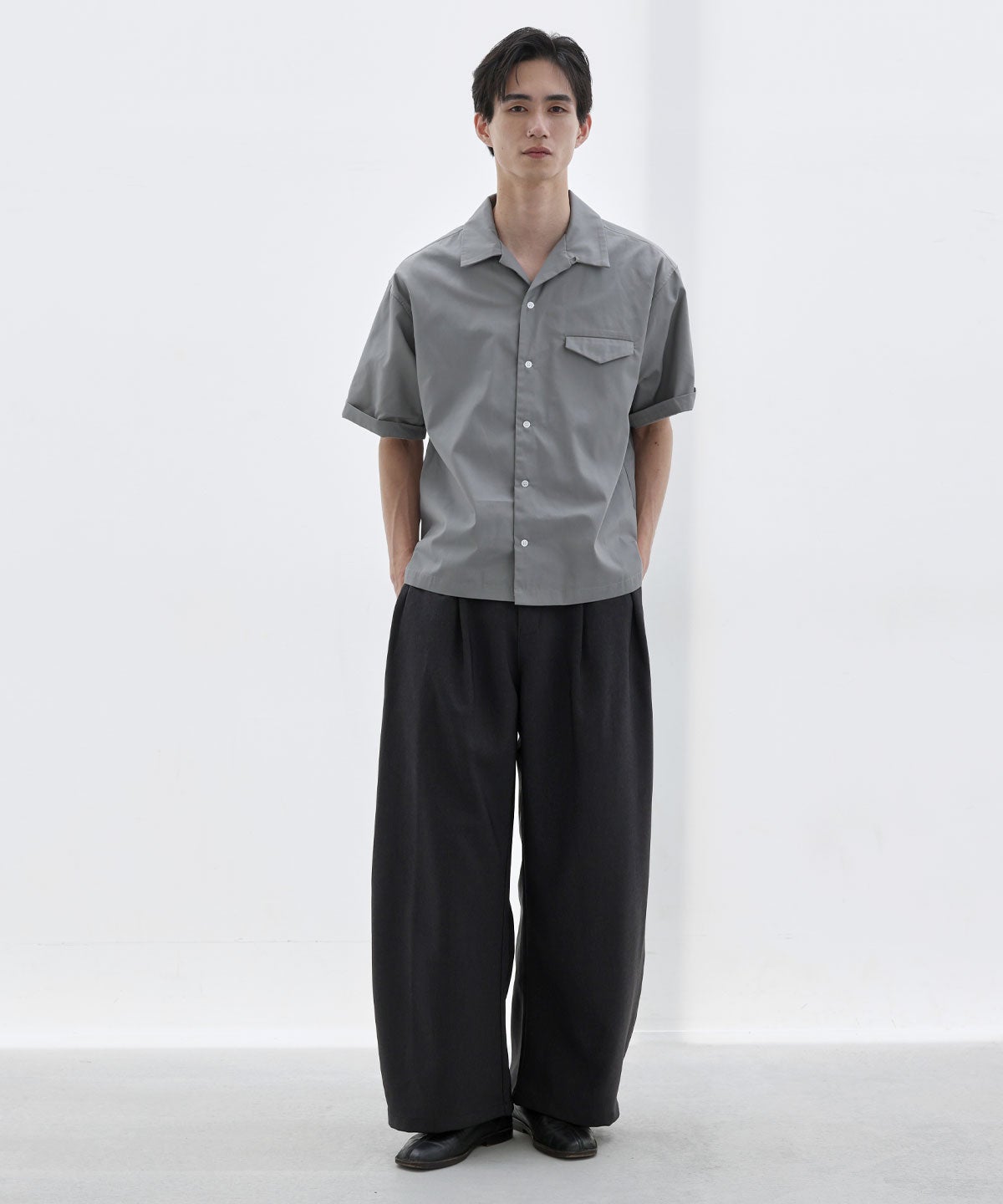 ★新作★フーページ★ boxy fit open collar shirt | 【公式】SPU スプ公式通販｜メンズ