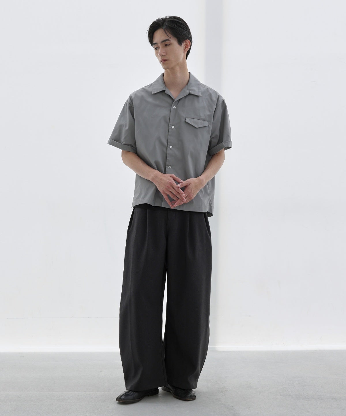 boxy fit open collar shirt | 【公式】SPU スプ公式通販｜メンズ