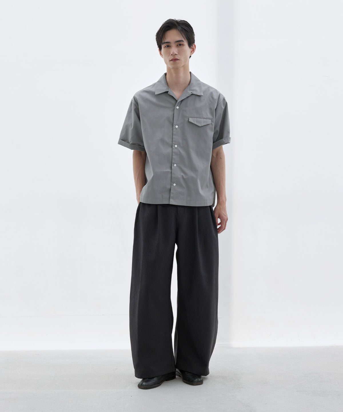 boxy fit open collar shirt | 【公式】SPU スプ公式通販｜メンズ