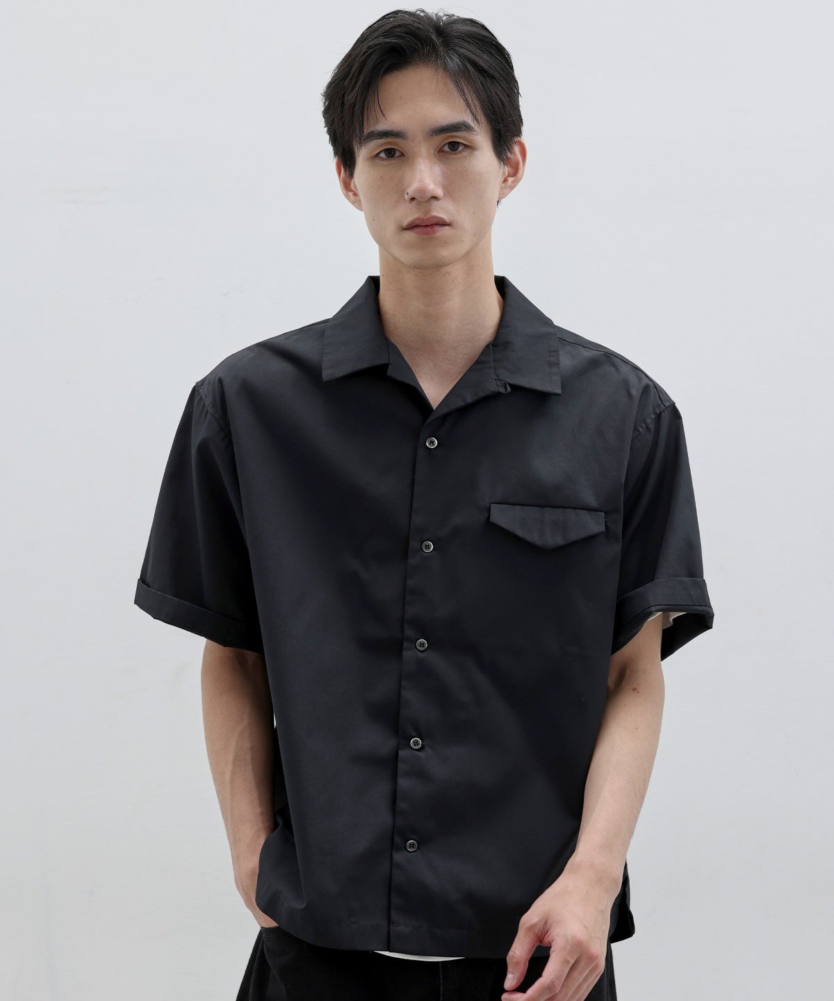 boxy fit open collar shirt | 【公式】SPU スプ公式通販｜メンズ