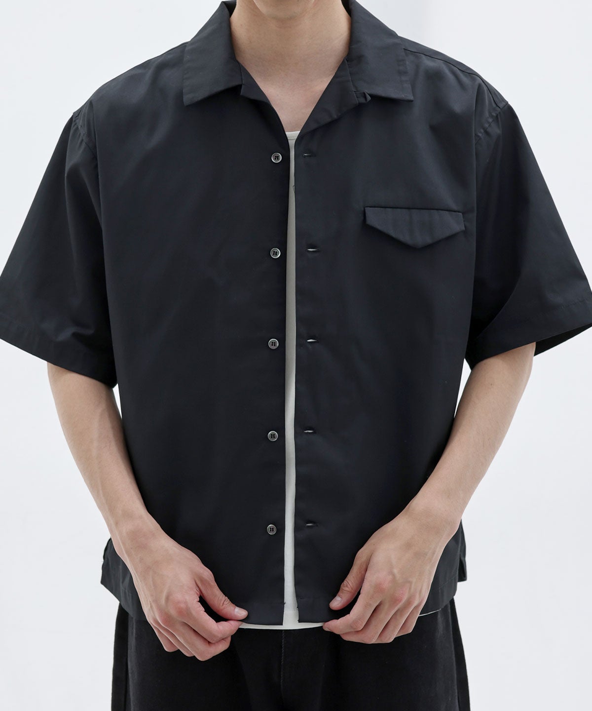 boxy fit open collar shirt | 【公式】SPU スプ公式通販｜メンズ