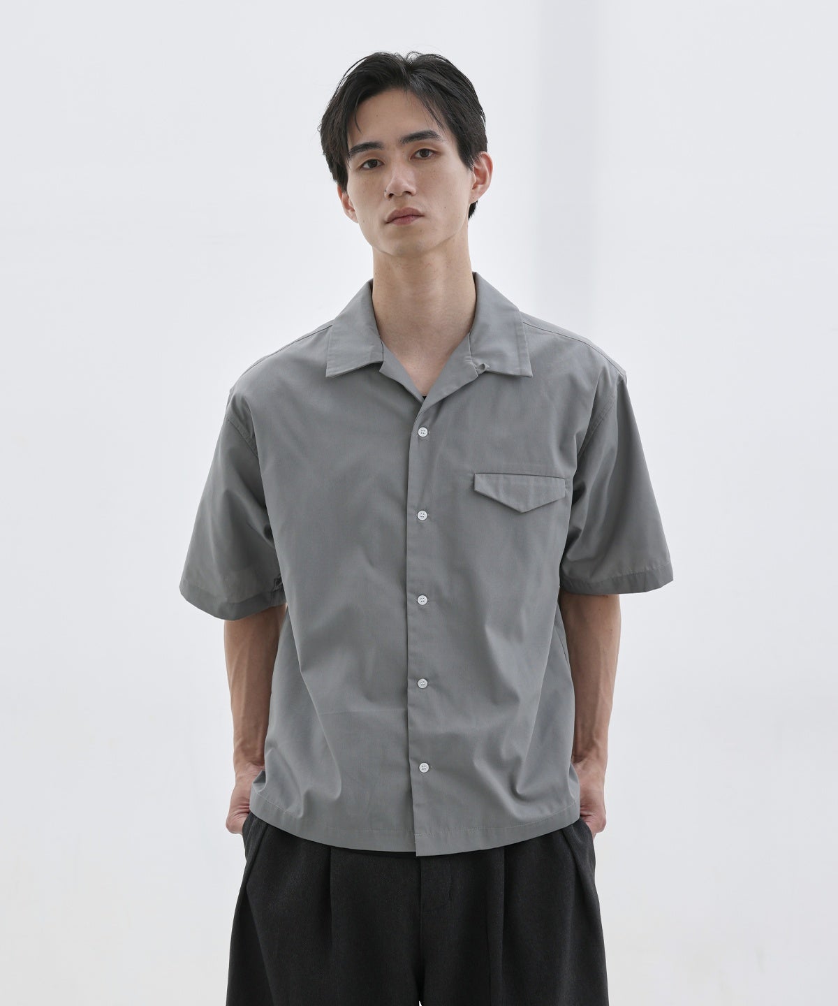 KeppiFitness オープンカラー boxy fit open collar shirt | 【公式】SPU スプ公式通販｜メンズ