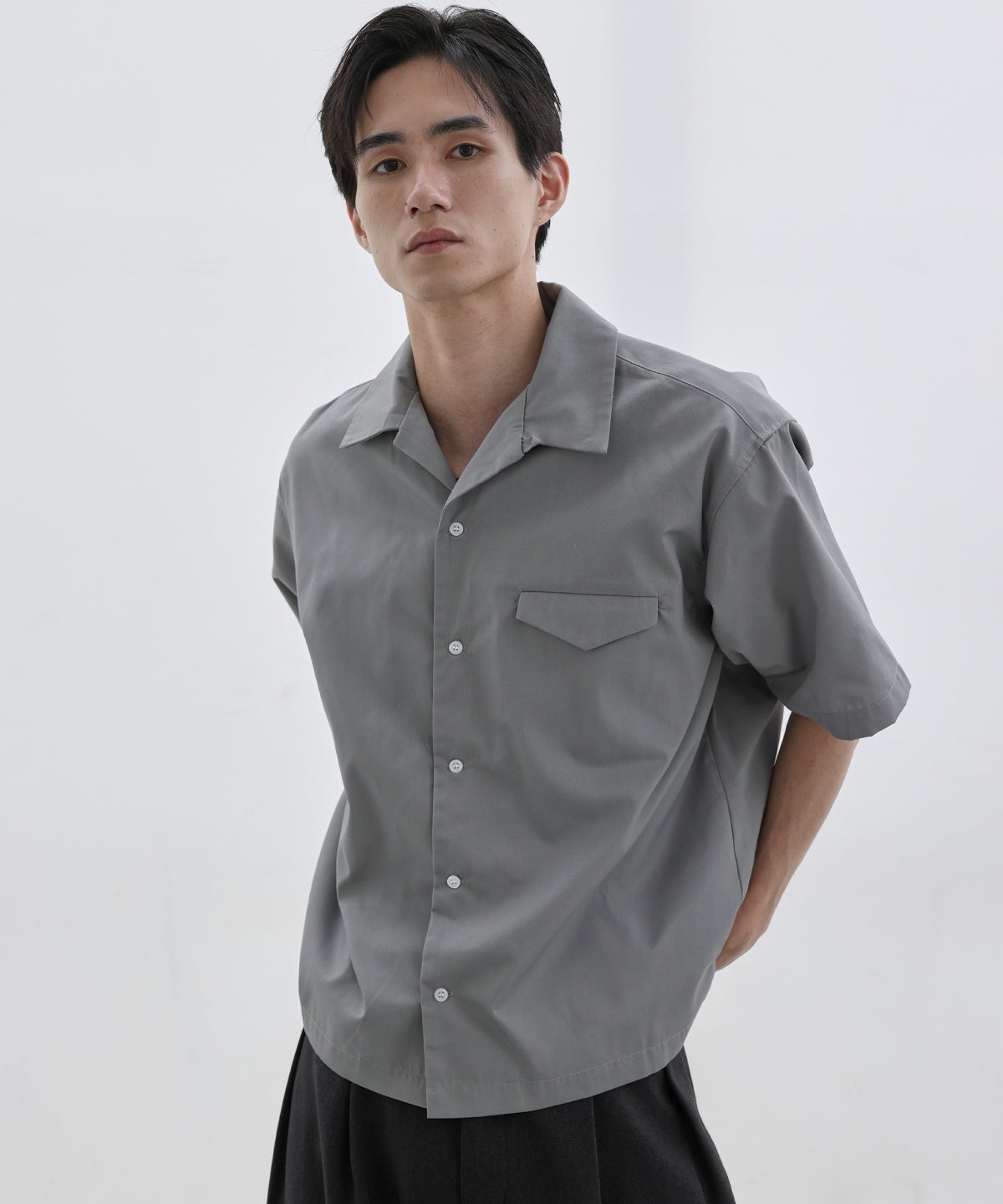 boxy fit open collar shirt | 【公式】SPU スプ公式通販｜メンズ
