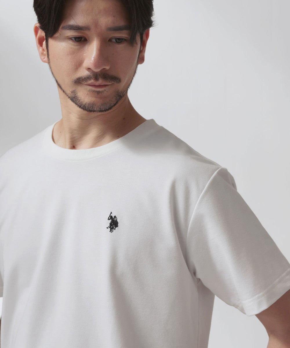 U.S. POLO ASSN.別注 ワンポイント刺繍ベーシック半袖Tシャツ | 【公式