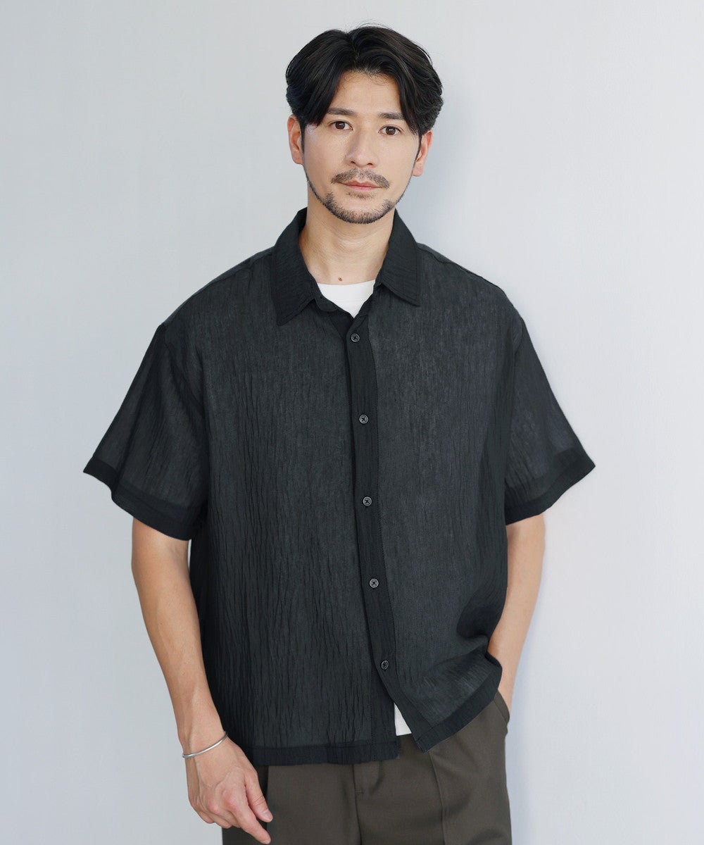 リネンカシミヤ ミックス ワッシャーシャツ | 【公式】SPU スプ公式